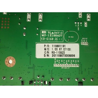 MAIN WESTINGHOUSE 1108H1191 MODELO VR-3730 - Imagen 2